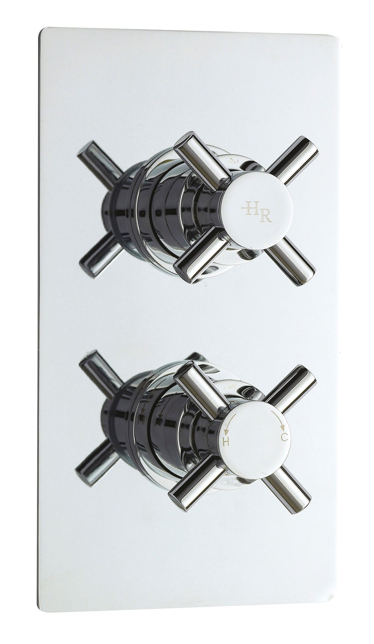Hudson Reed Tec Crosshead Twin Thermostatic Shower Valve With Diverter