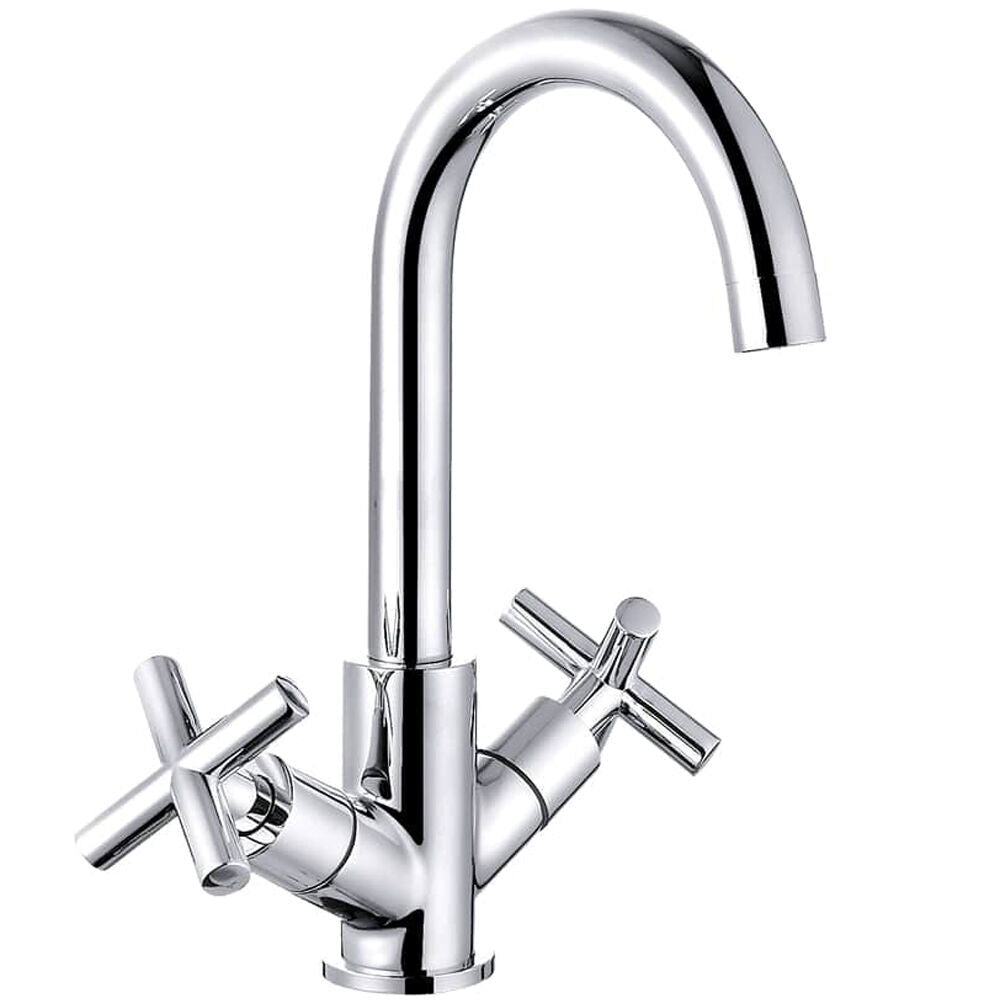 Nuie Yareth Cross Handle Sink Mixer Tap