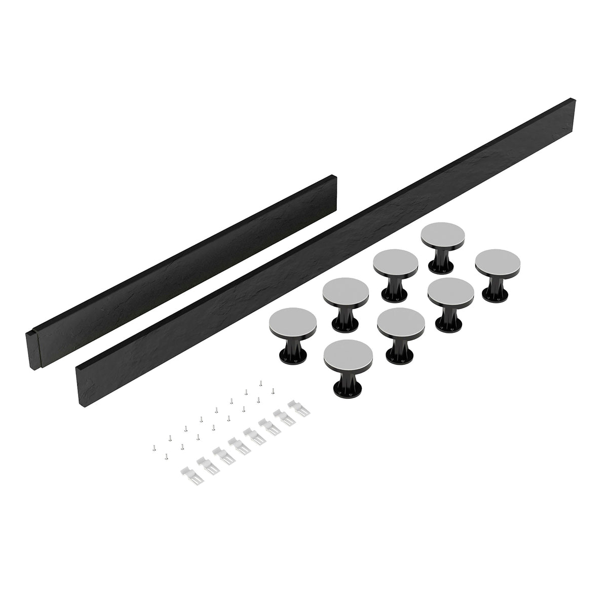 Hudson Reed 1100mm Rectangular Leg Set With Plinth, Legs, Clips & Screws
