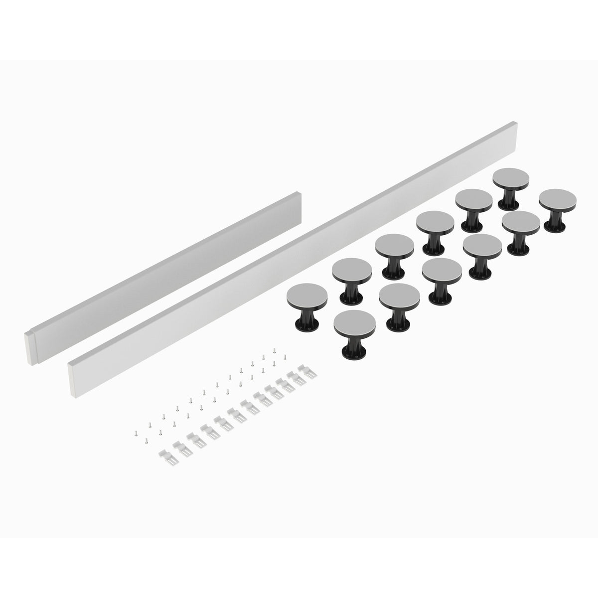 Hudson Reed 1300mm Leg Set With Plinth, Legs, Clips & Screws