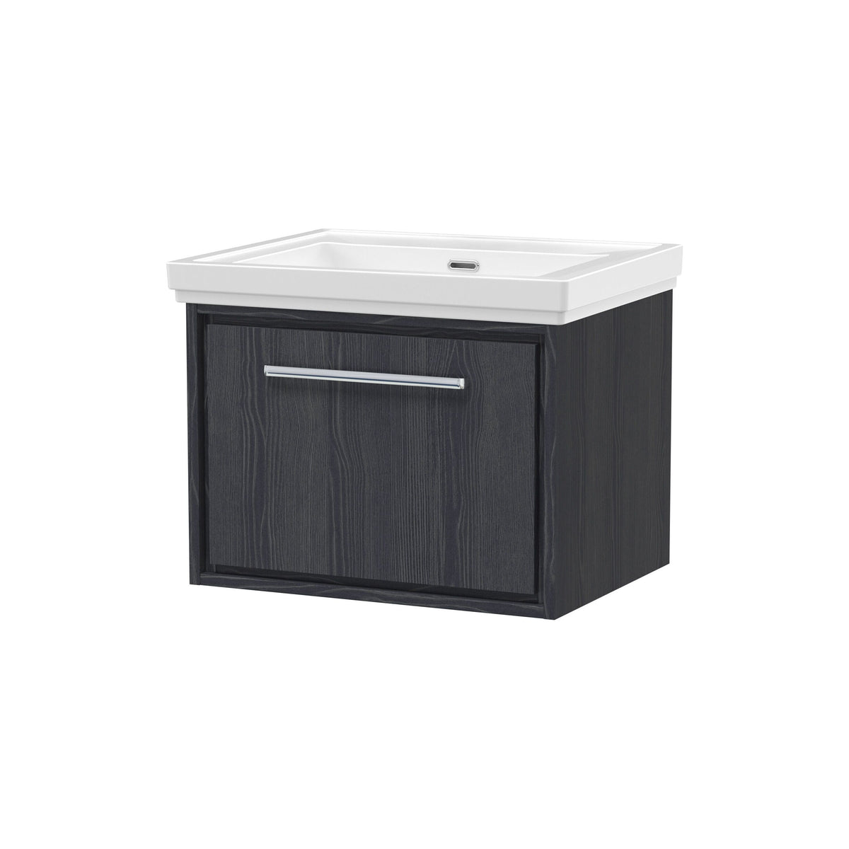 Hudson Reed Lille 600mm 1 Drawer Wall Hung Vanity Unit With Fireclay Basin