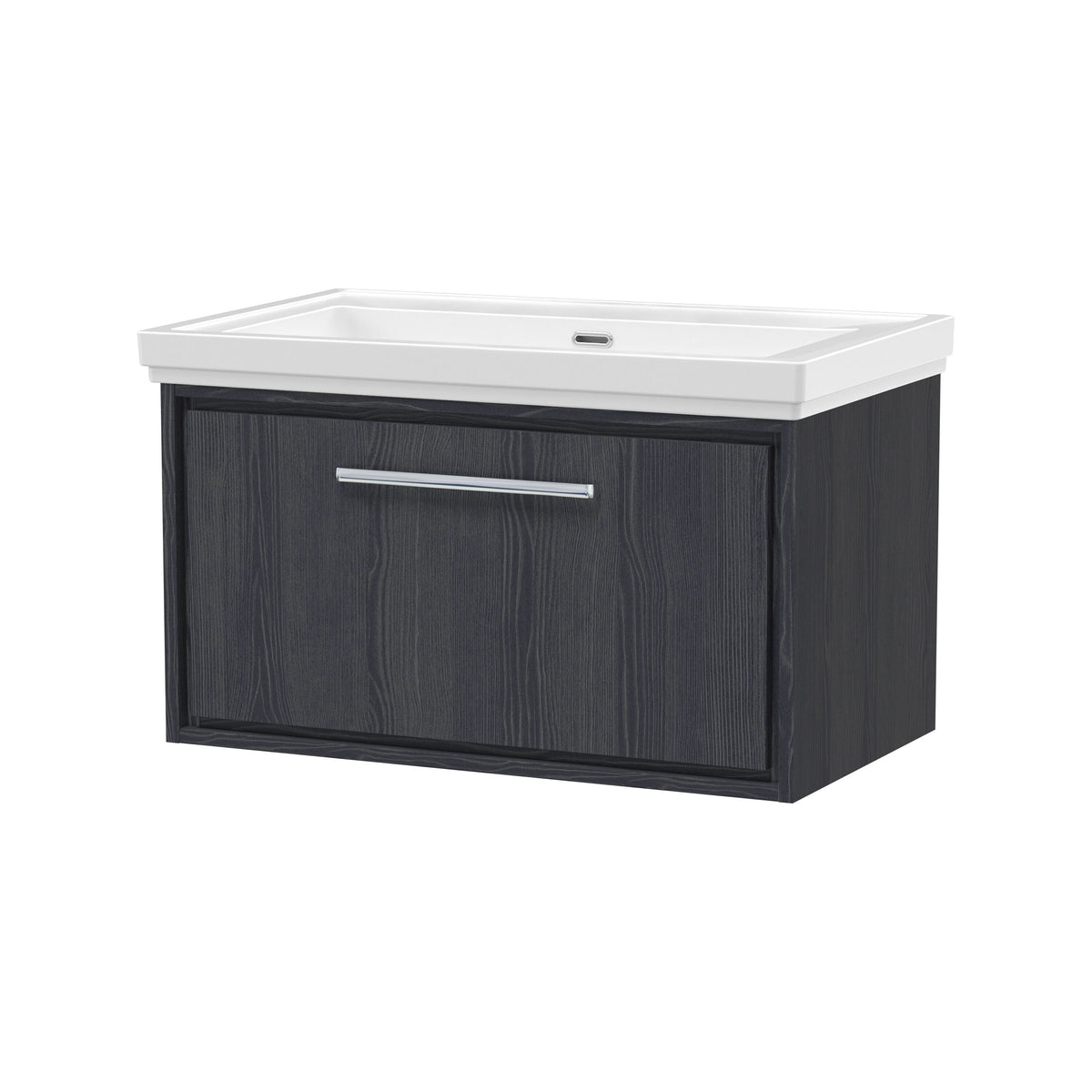 Hudson Reed Lille 800mm 1 Drawer Wall Hung Vanity Unit With Fireclay Basin