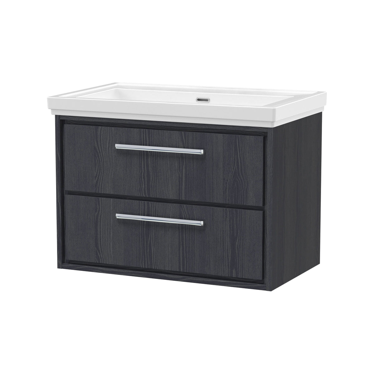 Hudson Reed Lille 800mm 2 Drawer Wall Hung Vanity Unit With Fireclay Basin