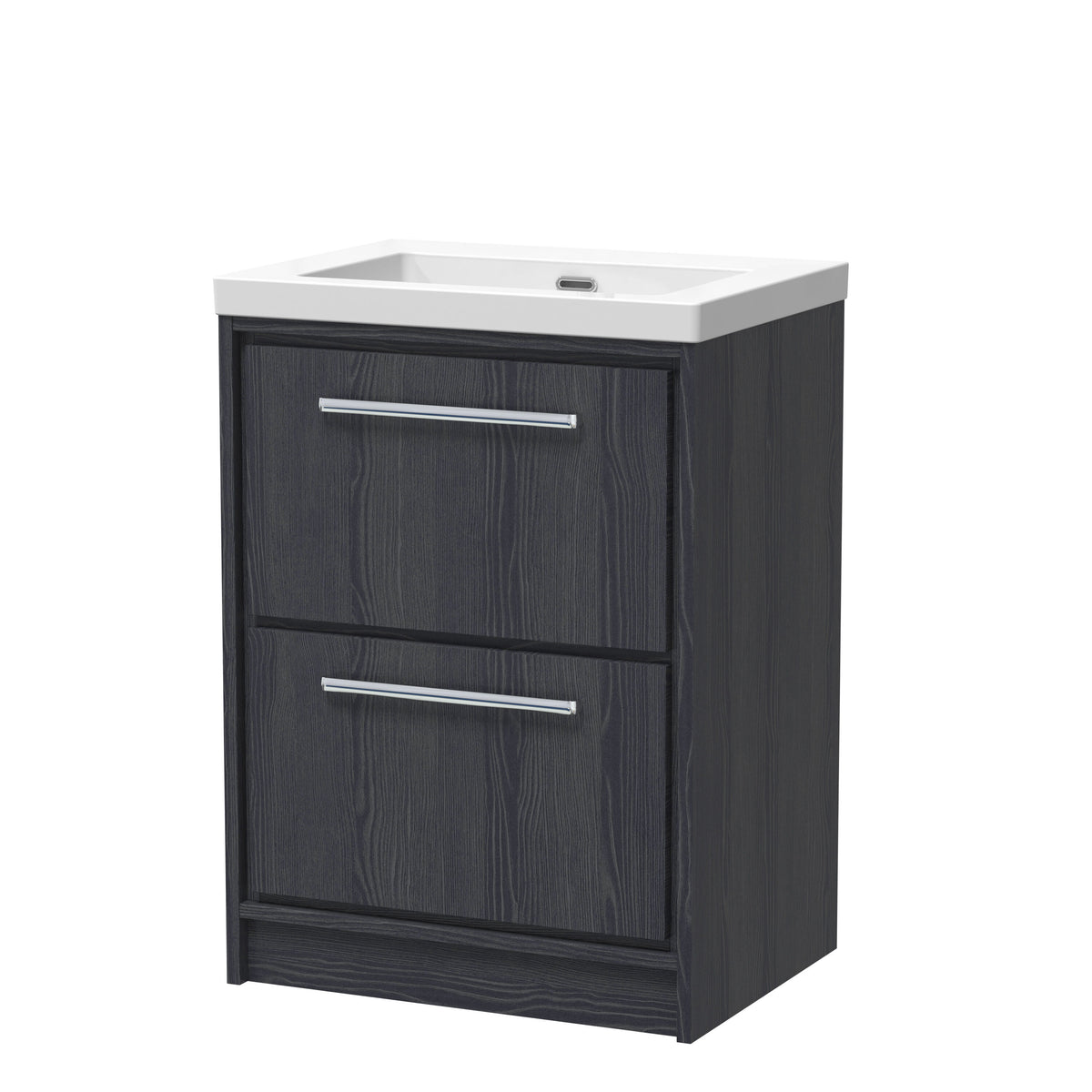 Hudson Reed Lille 600mm 2 Drawer Floor Standing Vanity Unit With Fireclay Basin
