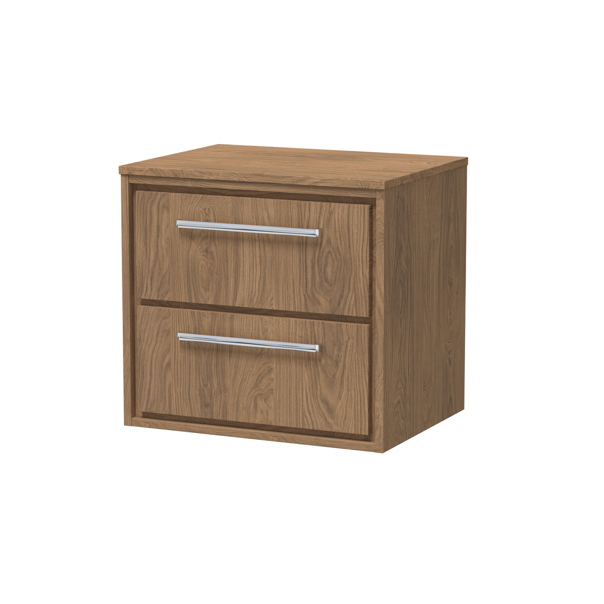Hudson Reed Lille 600mm 2 Drawer Wall Hung Vanity Unit With Co-ordinating Worktop