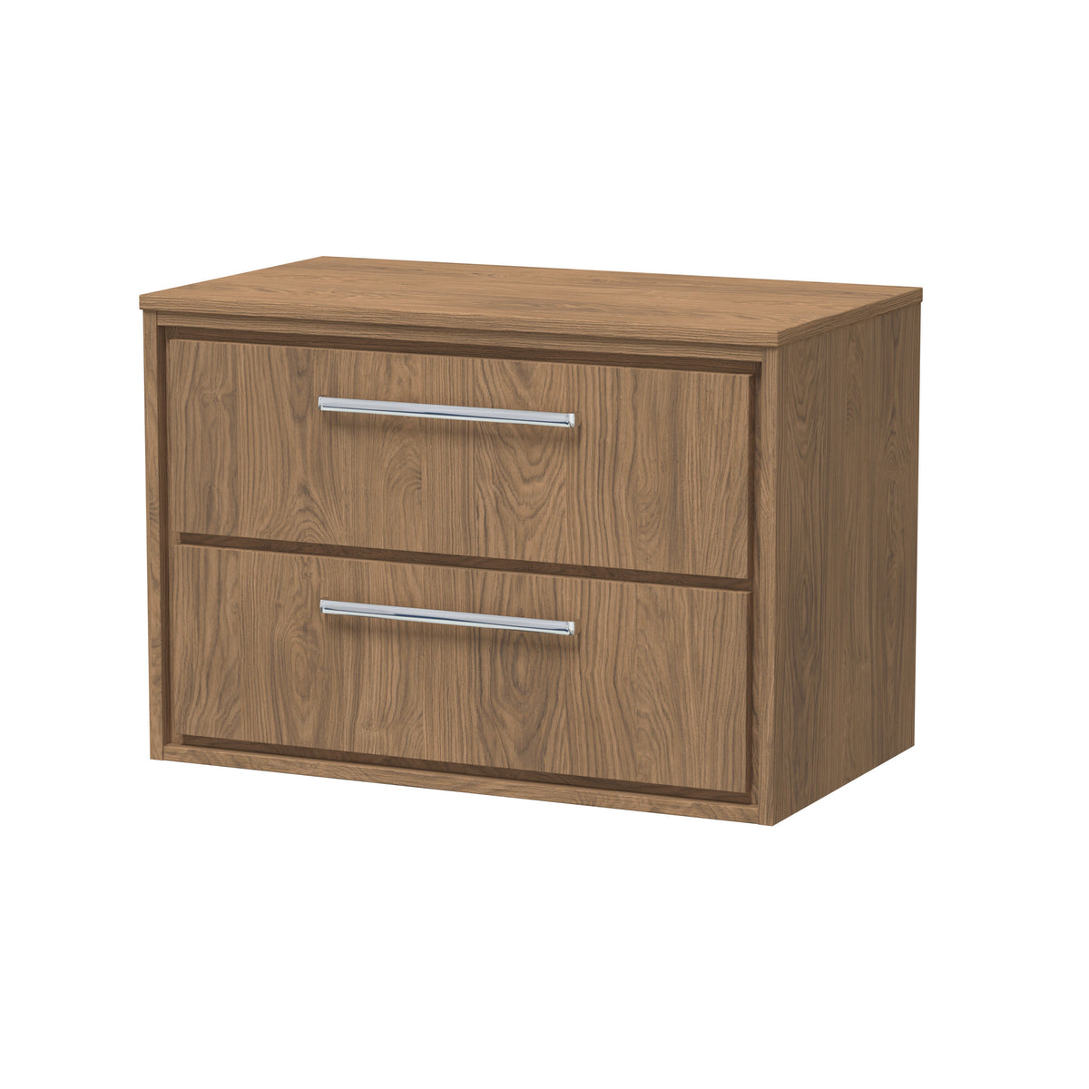 Hudson Reed Lille 800mm 2 Drawer Wall Hung Vanity Unit With Co-ordinating Worktop