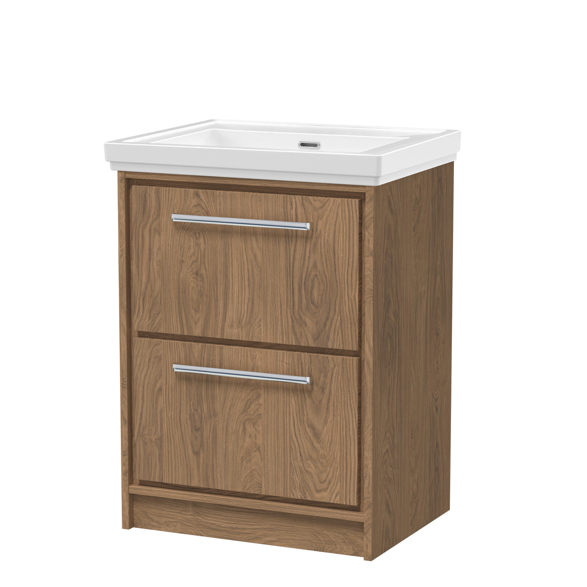 Hudson Reed Lille 600mm 2 Drawer Floor Standing Vanity Unit With Fireclay Basin