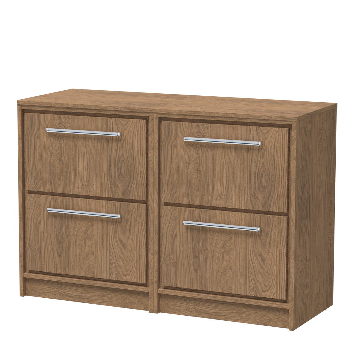 Hudson Reed Lille 600mm 4 Drawer Floor Standing Vanity Unit With Co-ordinating Worktop