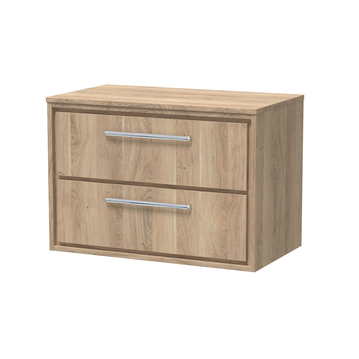 Hudson Reed Lille 800mm 2 Drawer Wall Hung Vanity Unit With Co-ordinating Worktop