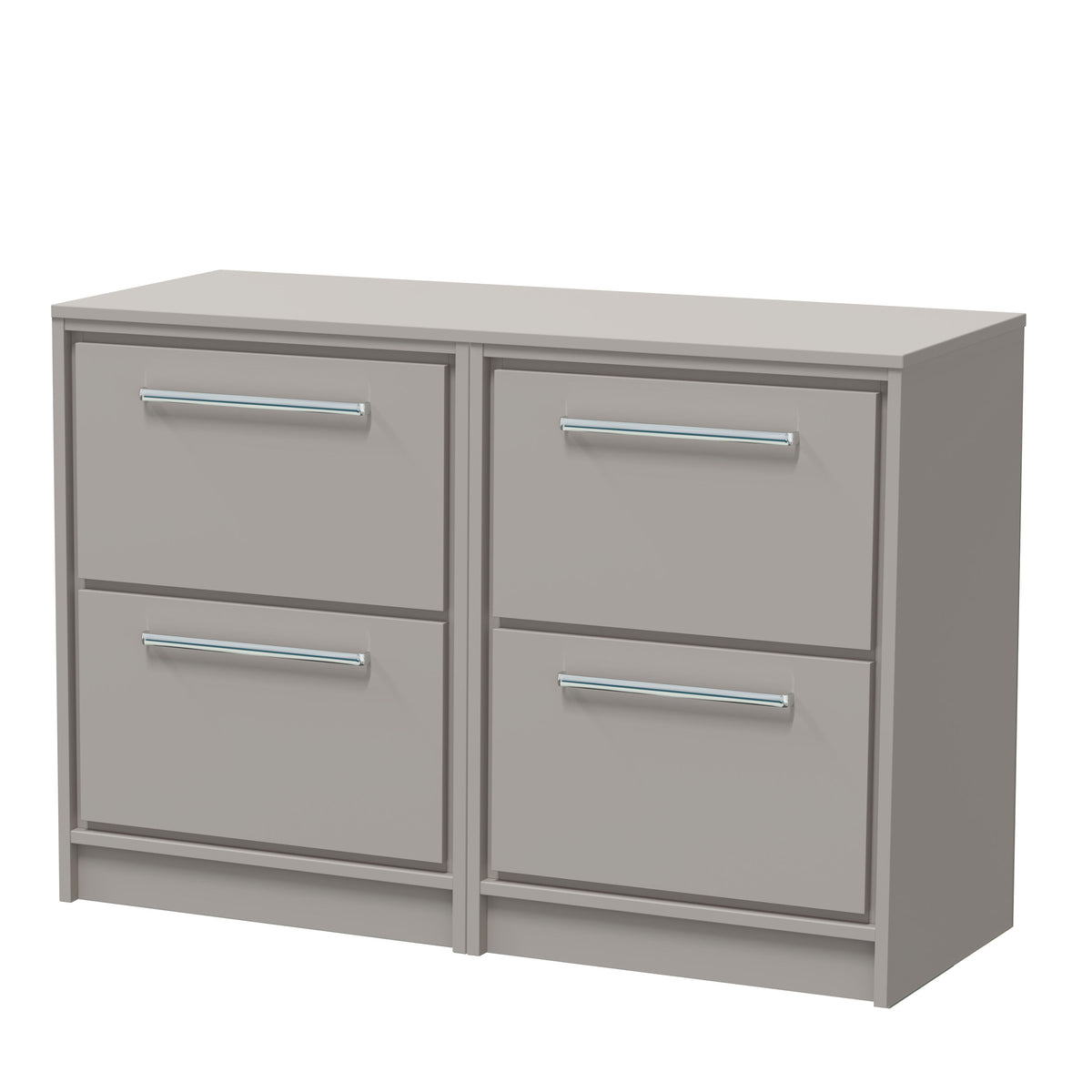 Hudson Reed Lille 1200mm 4 Drawer Floor Standing Vanity Unit With Co-ordinating Worktop