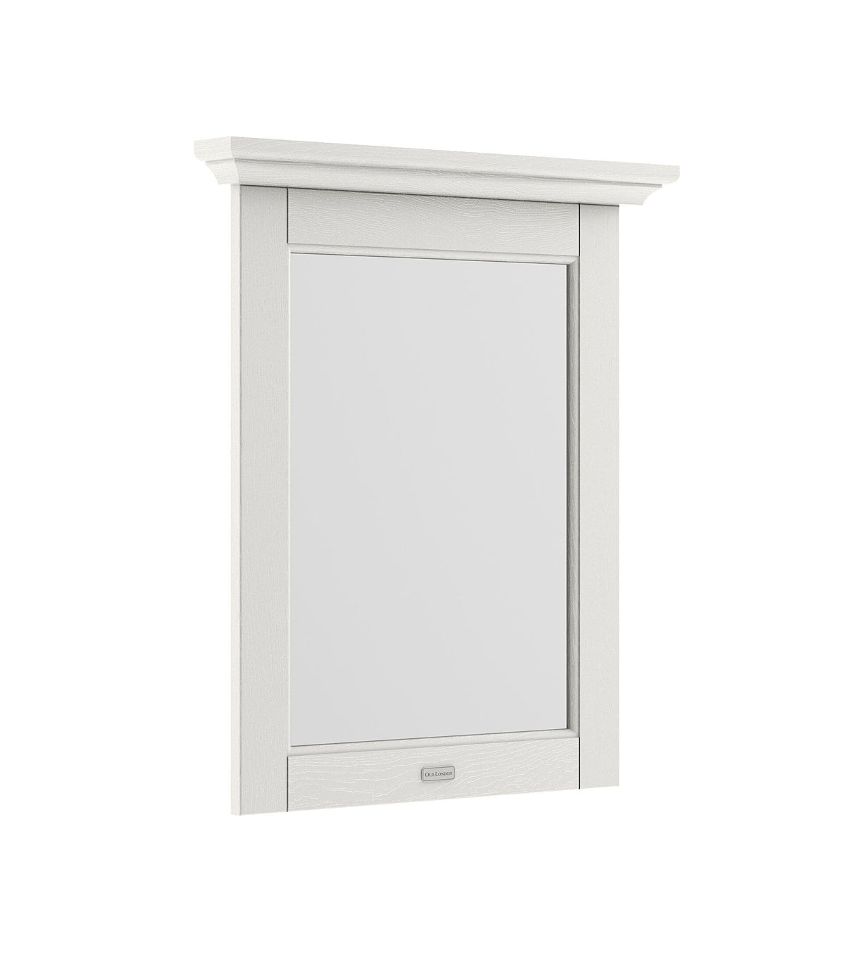 Old London 600 x 694mm Woodgrain Rectangular Bathroom Mirror