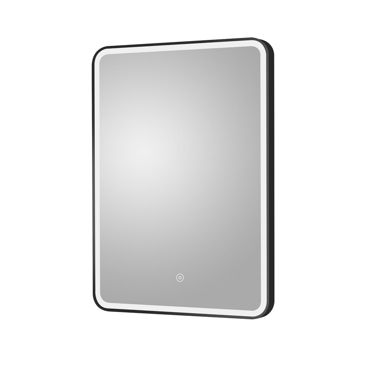 Hudson Reed Hydrus 500 x 700mm Black Framed Mirror