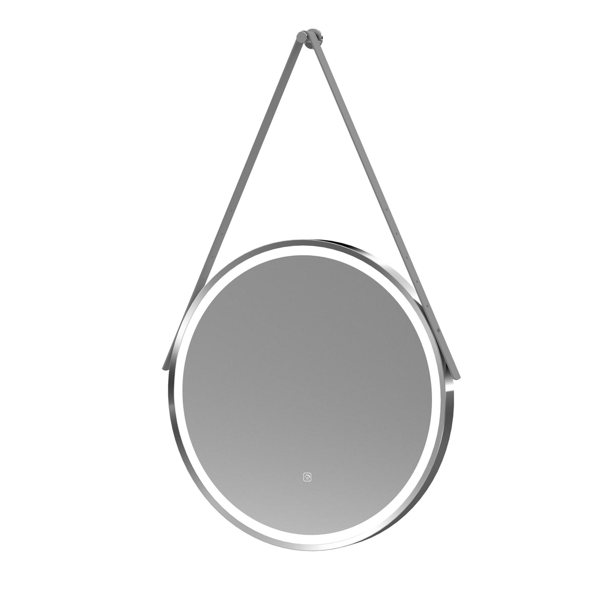 Nuie Salana 600 x 600mm Round Touch Sensor Illuminated Mirror
