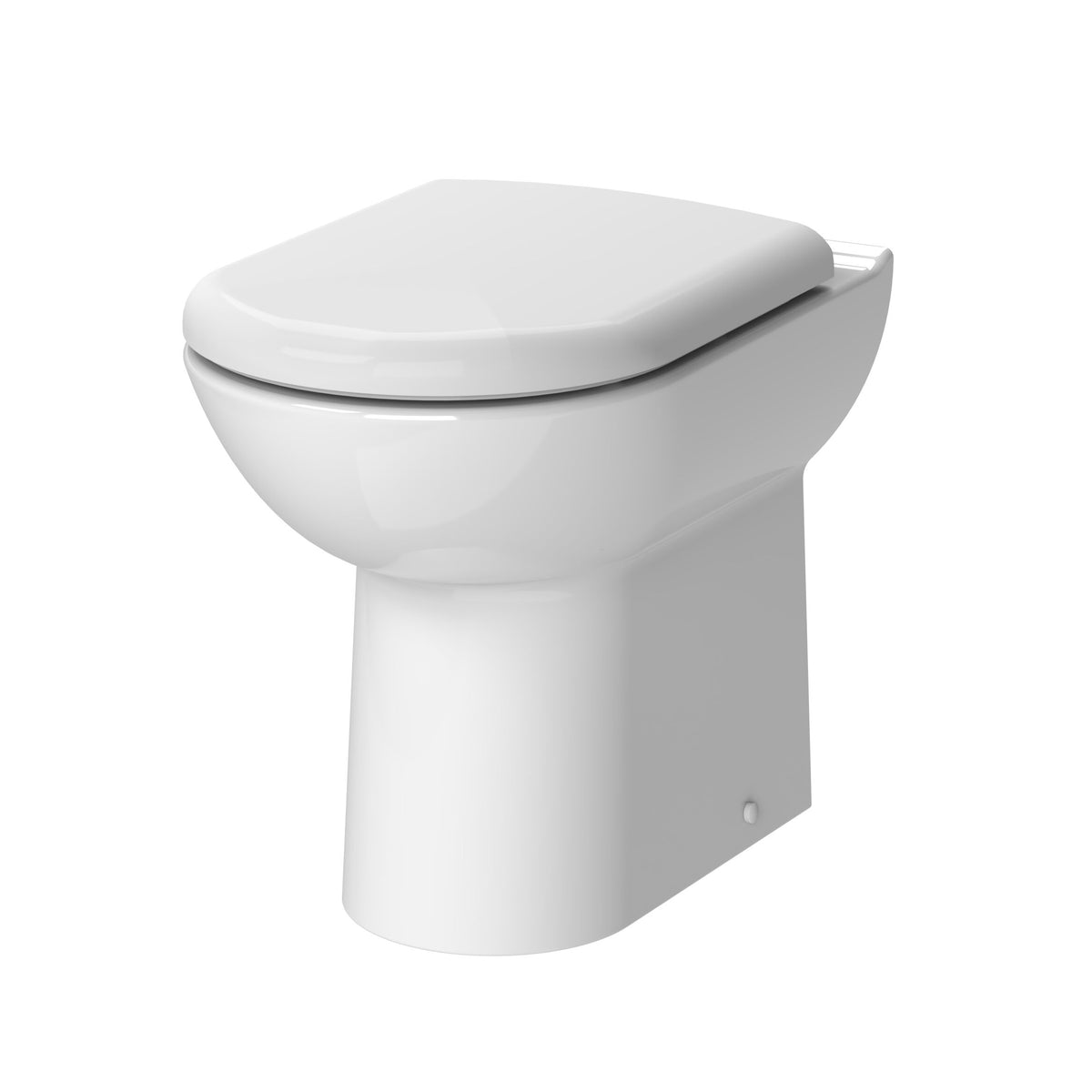 Comfort Height Back to Wall Toilet Pan With Soft Close Seat