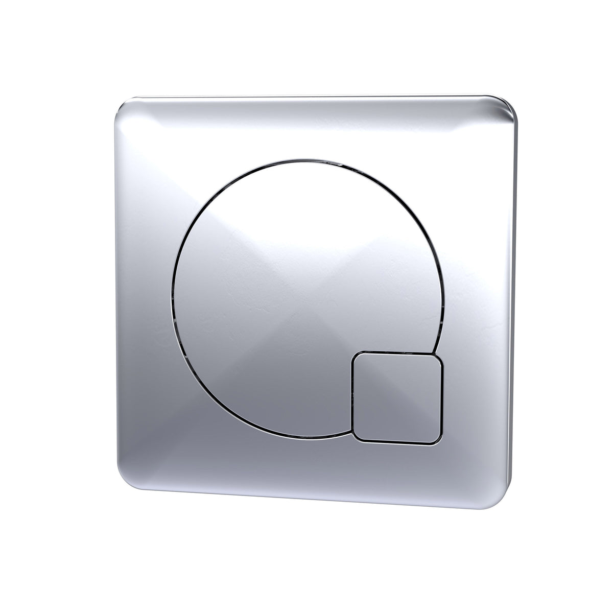 Hudson Reed Square Dual Flush Push Button