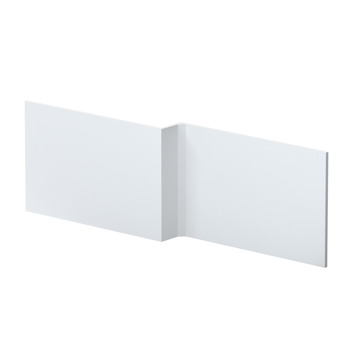 Nuie Urban 1700mm L-Shape Square MDF Matt Shower Bath Front Panel