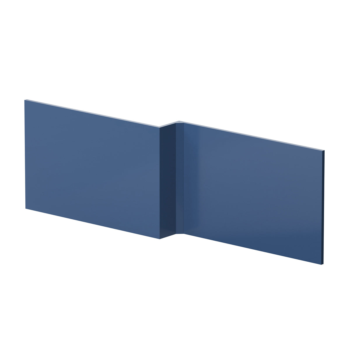 Nuie Urban 1700mm L-Shape Square MDF Matt Shower Bath Front Panel