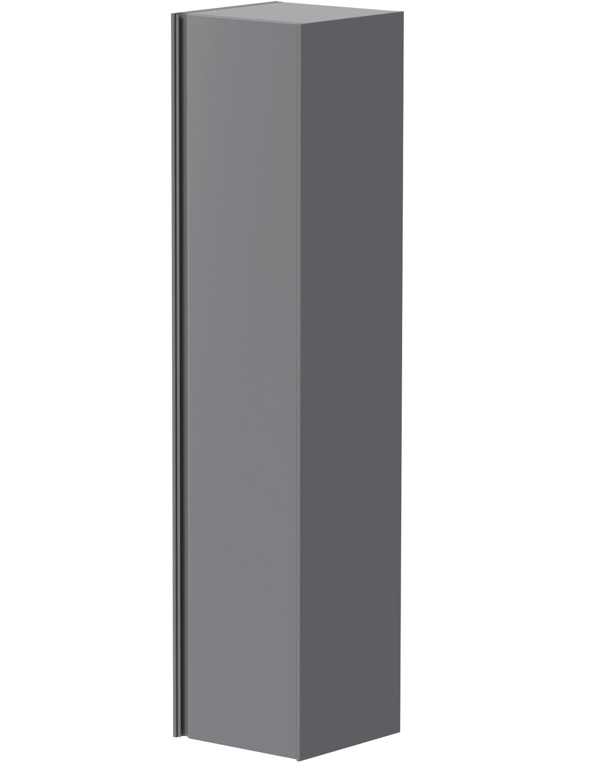 Moon Wall Mounted Tall Unit Matt Grey - MOONWMTU-G