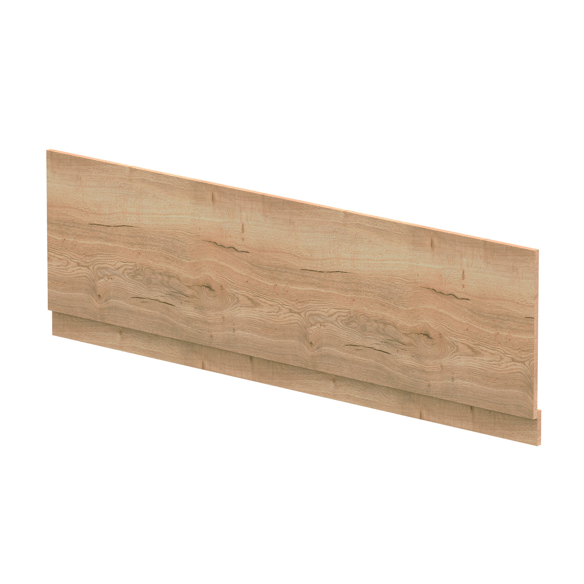 Nuie 1800mm MFC Woodgrain Front Bath Panel With Plinth
