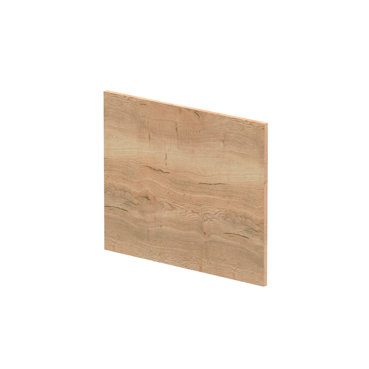 Hudson Reed 700mm L-Shape Square MFC Woodgrain Shower Bath End Panel
