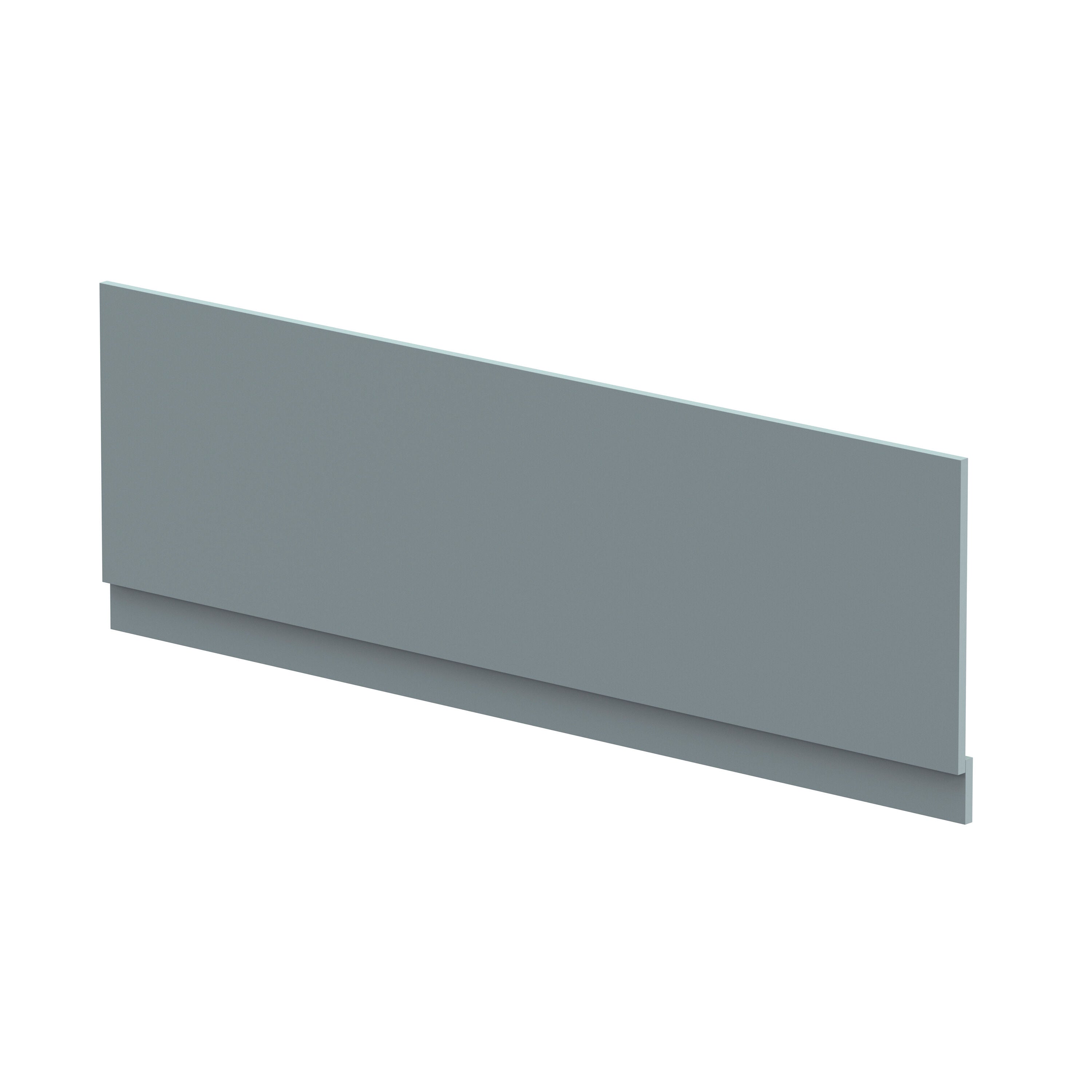 1700mm Coastal Grey MFC Matt Front Bath Panel With Plinth