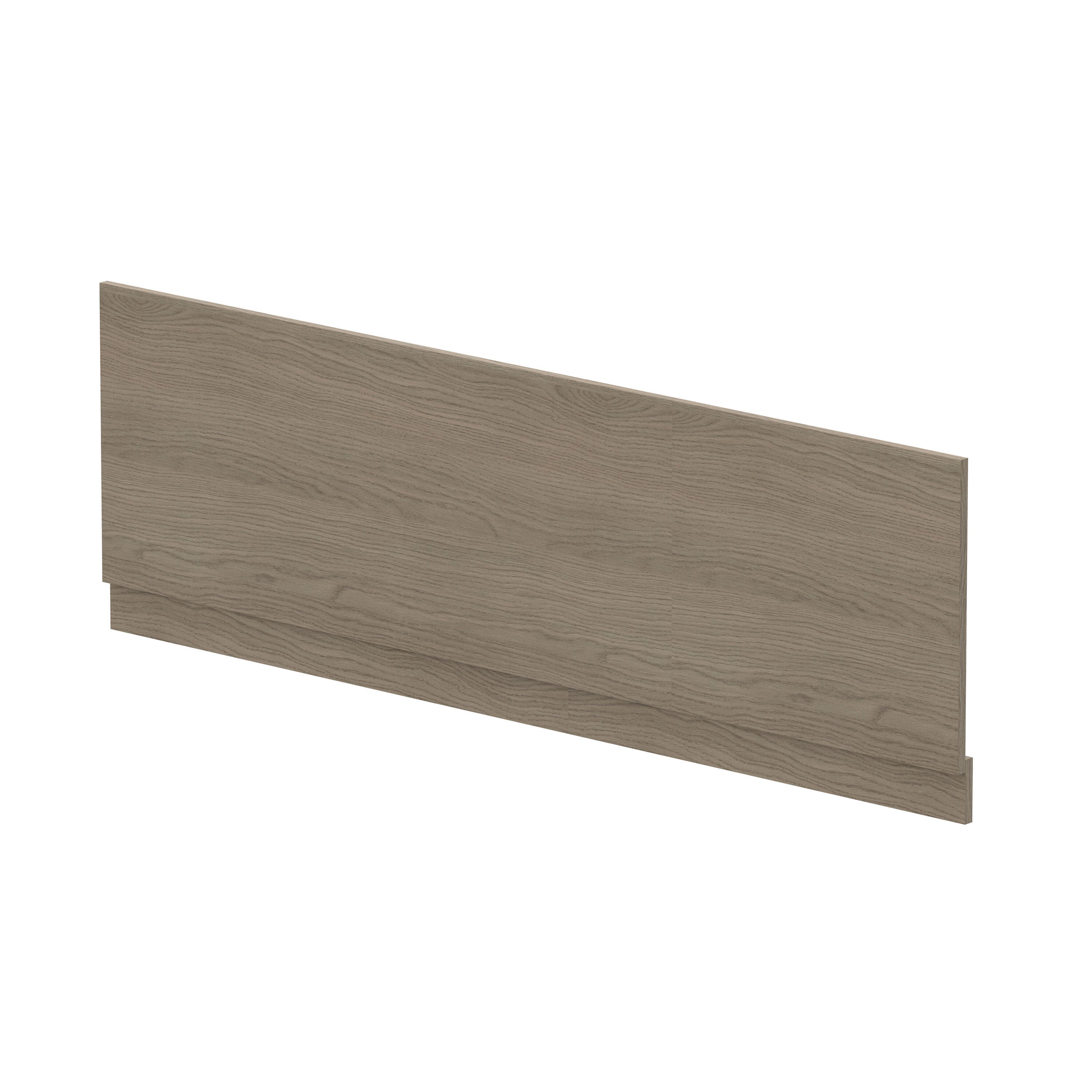 Nuie 1700mm MFC Woodgrain Front Bath Panel With Plinth