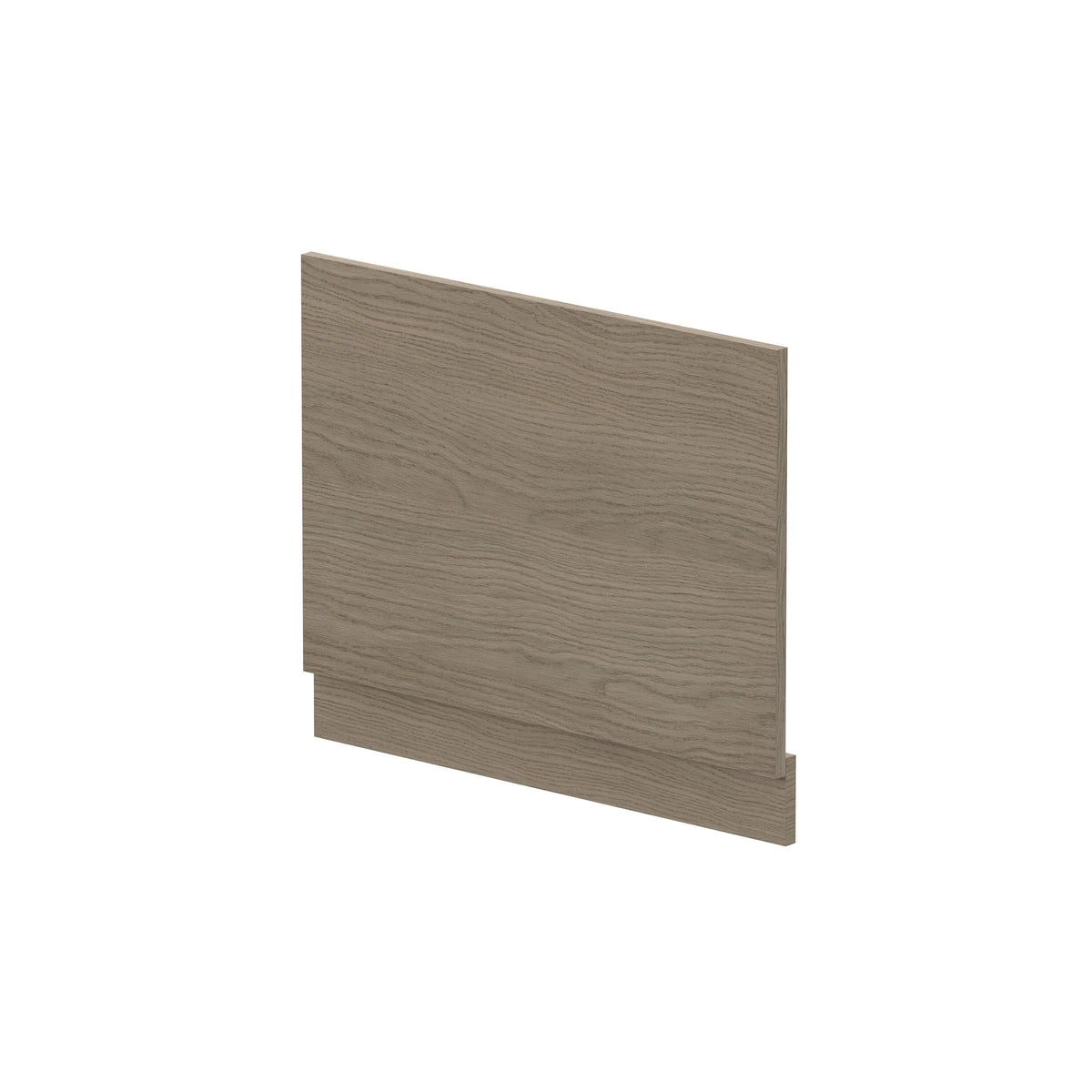 Nuie 700mm MFC Woodgrain End Bath Panel With Plinth