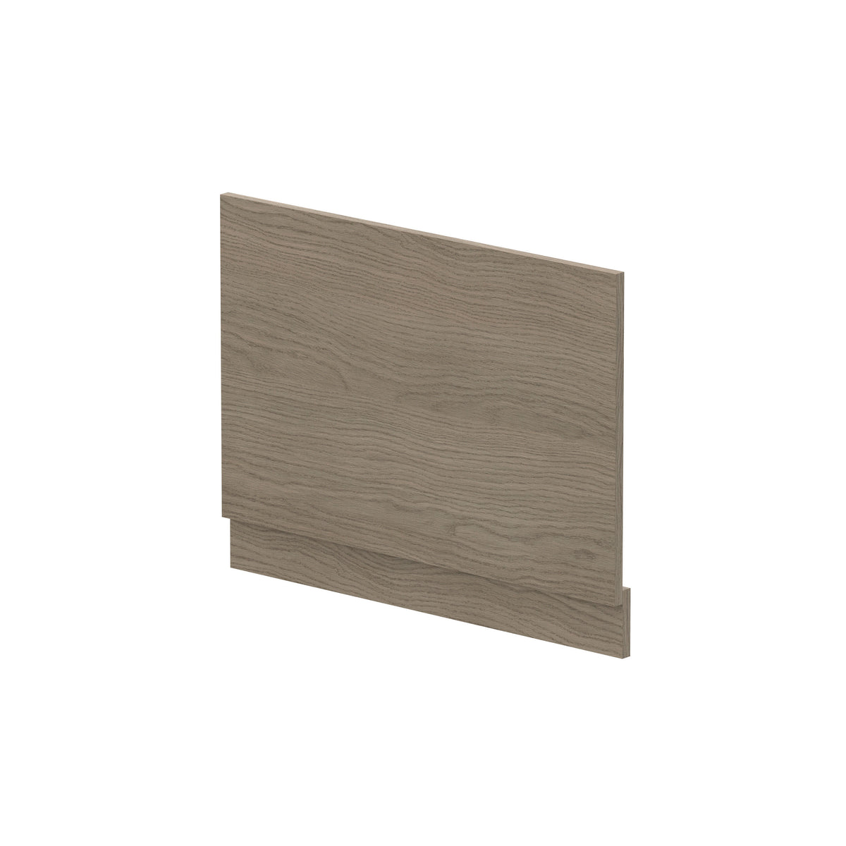 Nuie 750mm MFC Woodgrain End Bath Panel With Plinth