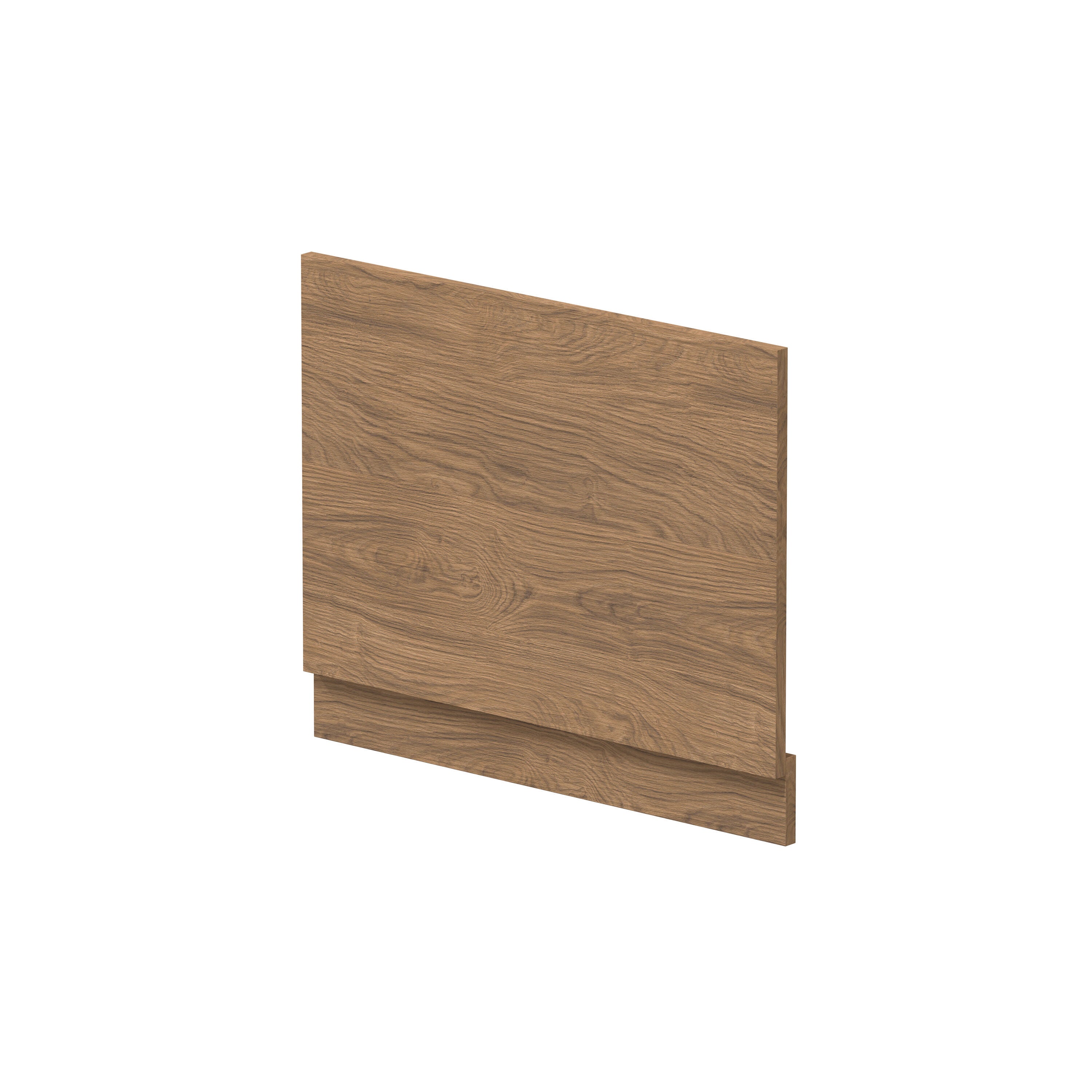 700mm Antique Oak MFC Woodgrain End Bath Panel