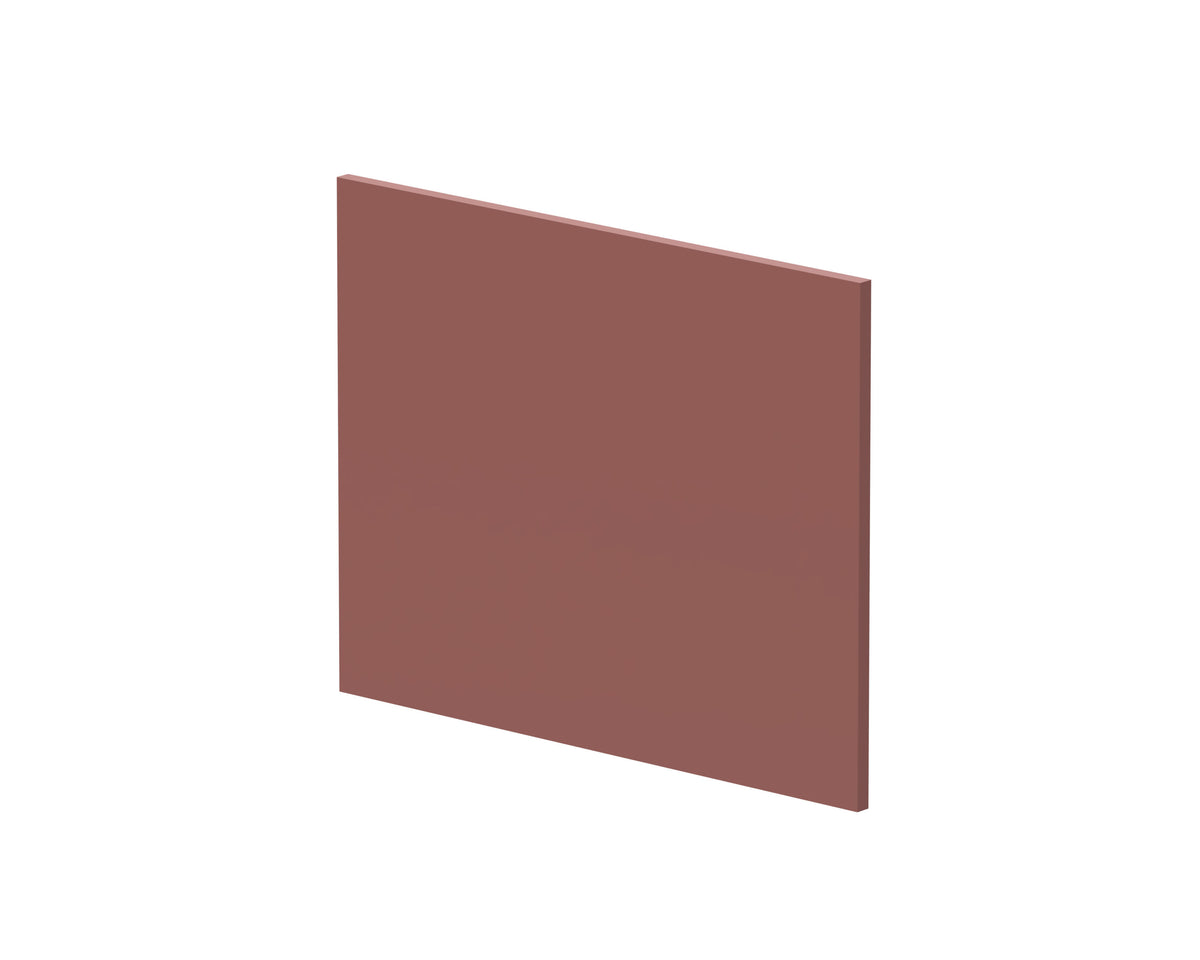 Nuie Havana 680 x 18mm Square MFC Smooth Matt Shower Bath End Panel