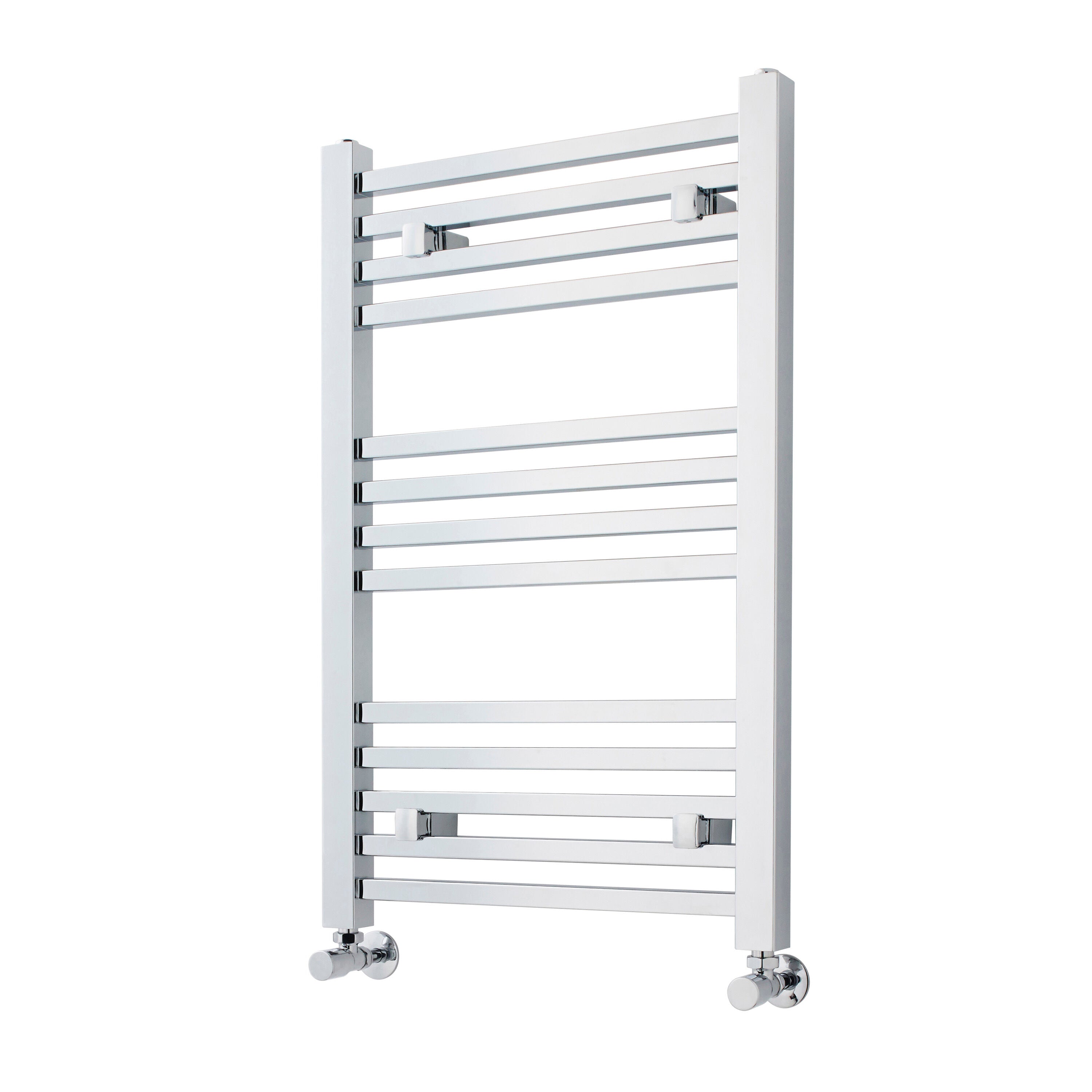 nuie Chrome 800mm x 500mm Vertical Square Ladder Rail
