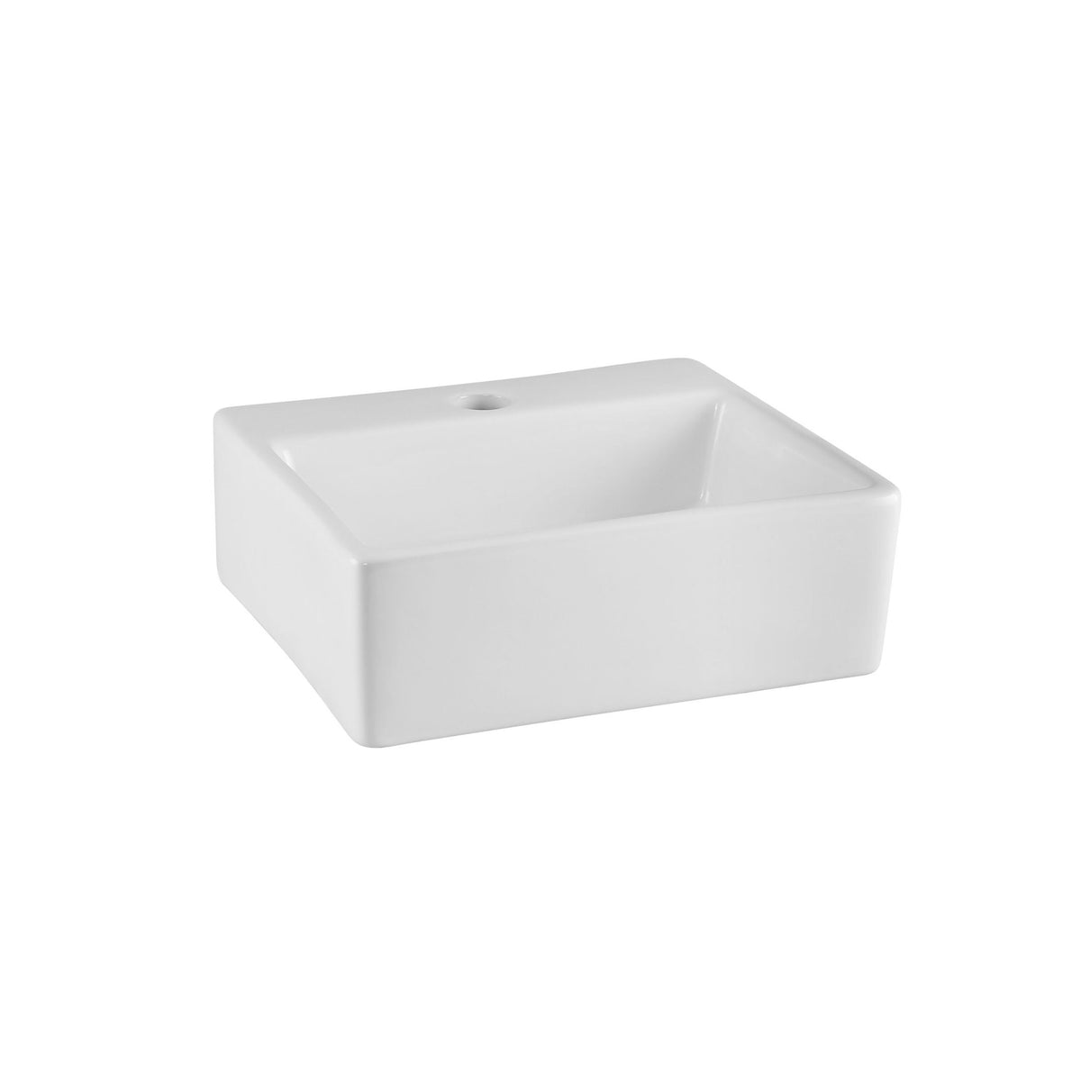 Nuie 1 Tap Hole 335mm Ceramic Rectangular Vessel Basin