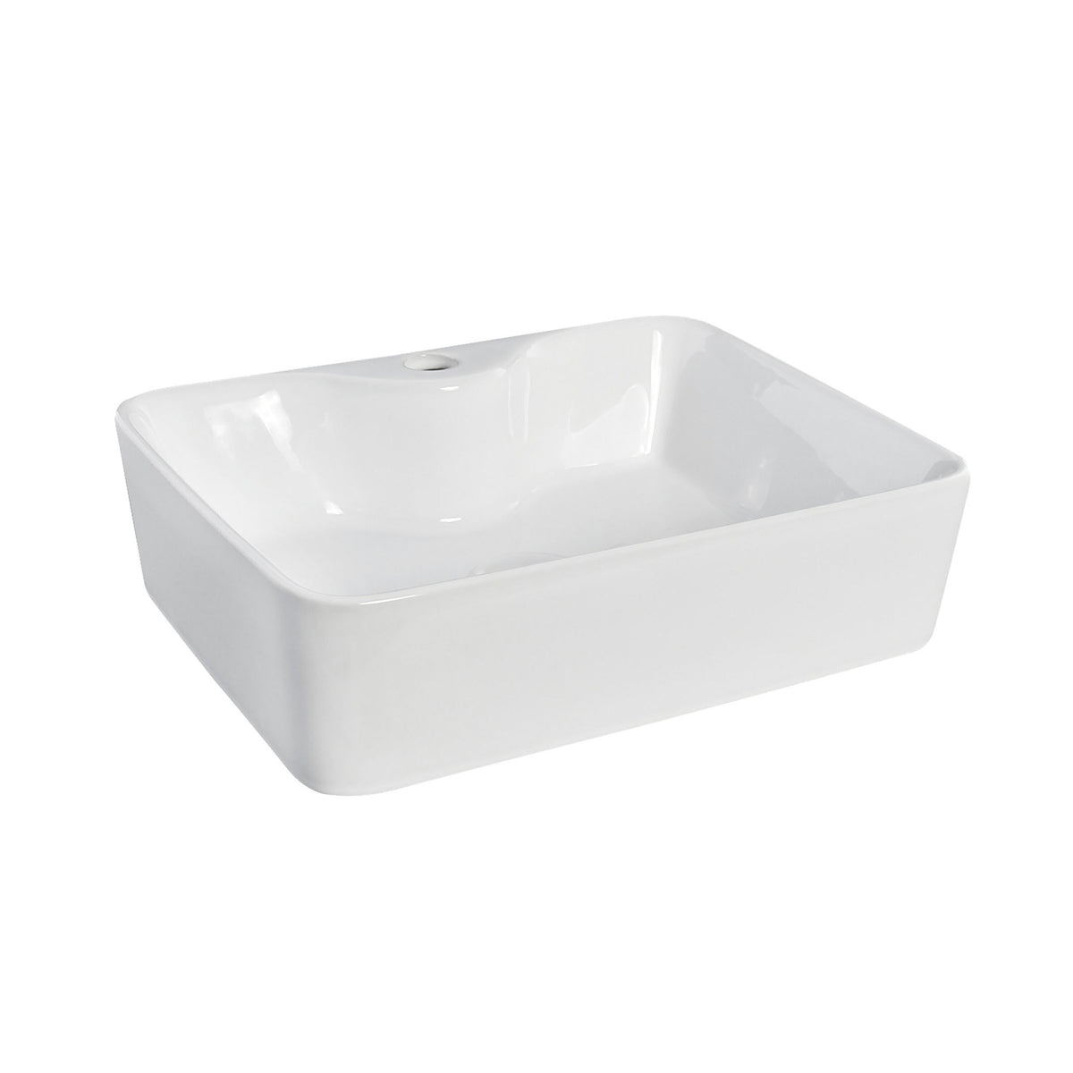Nuie 1 Tap Hole 485mm Ceramic Rectangular Vessel Basin