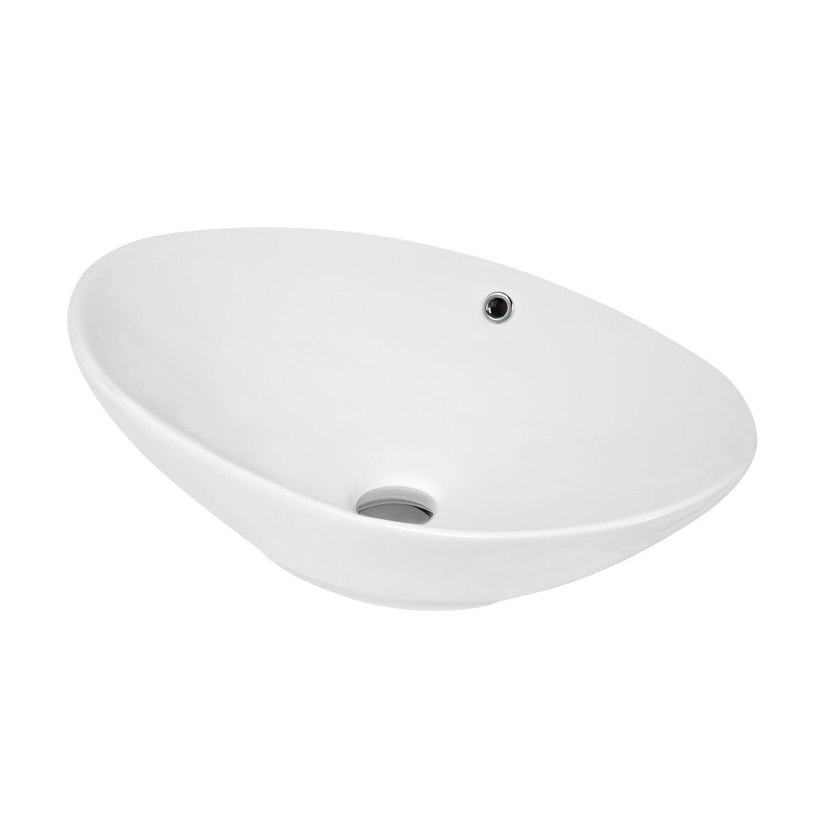 Hudson Reed 588mm Ceramic Oval Vessel Basin