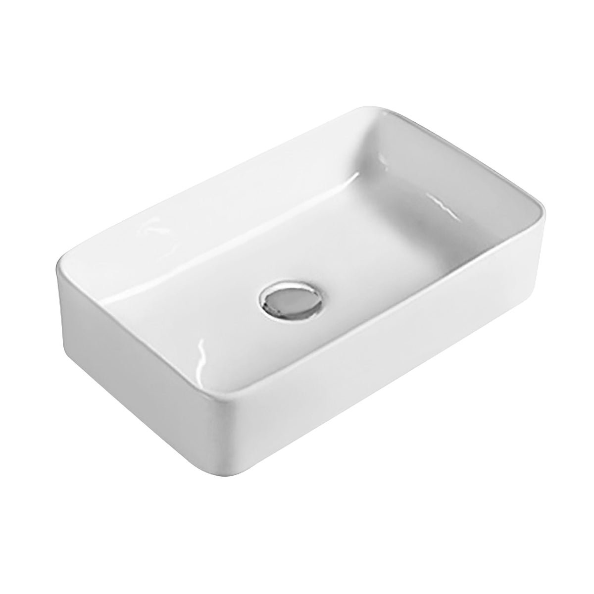 Nuie 465mm Ceramic Rectangular Vessel Basin
