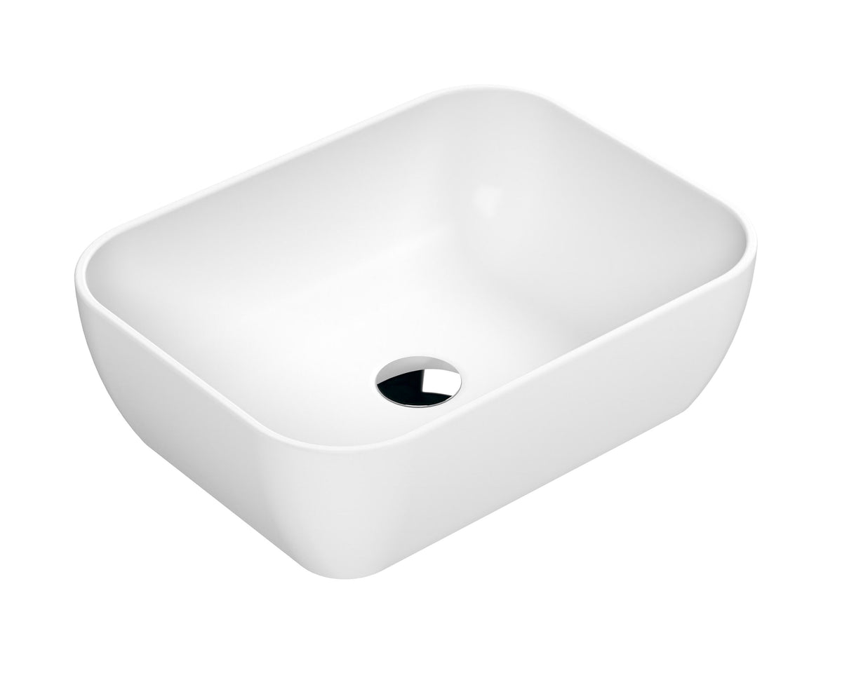 Nuie 455mm Ceramic Rectangular Vessel Basin