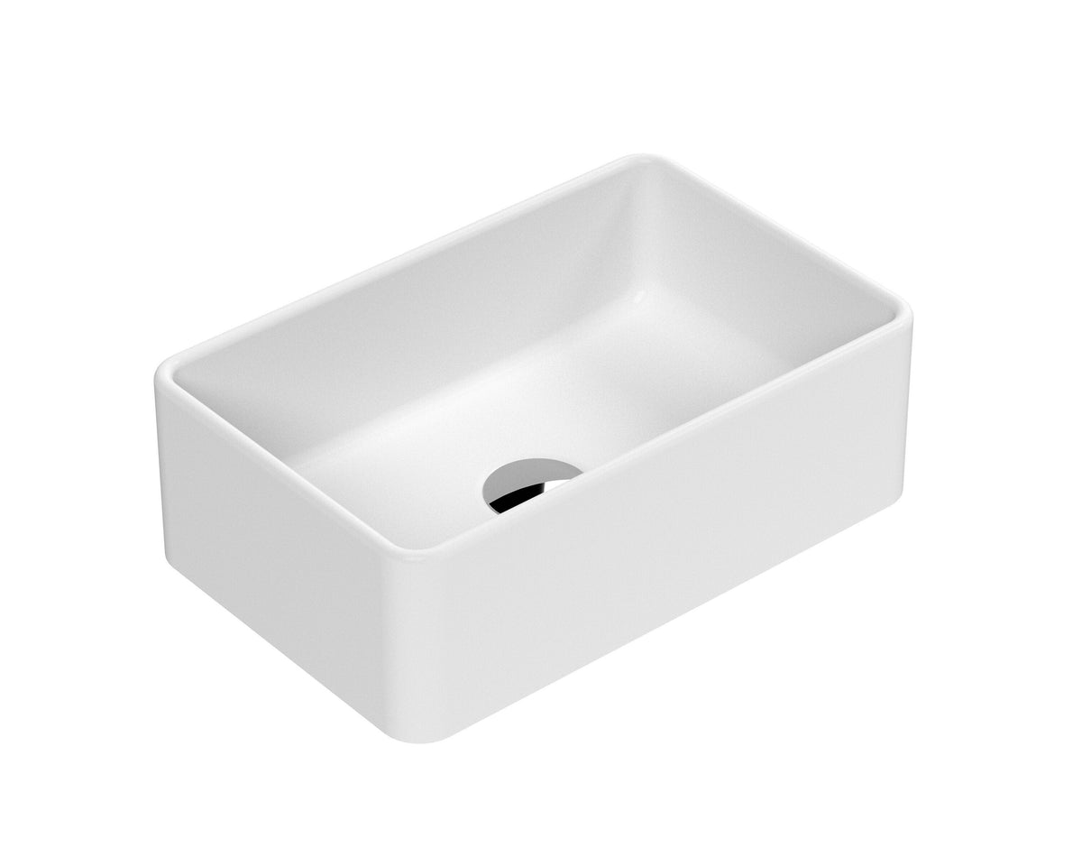 Nuie 565mm Ceramic Rectangular Vessel Basin