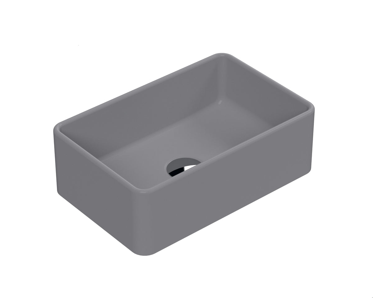 Nuie 365mm Ceramic Rectangular Vessel Basin