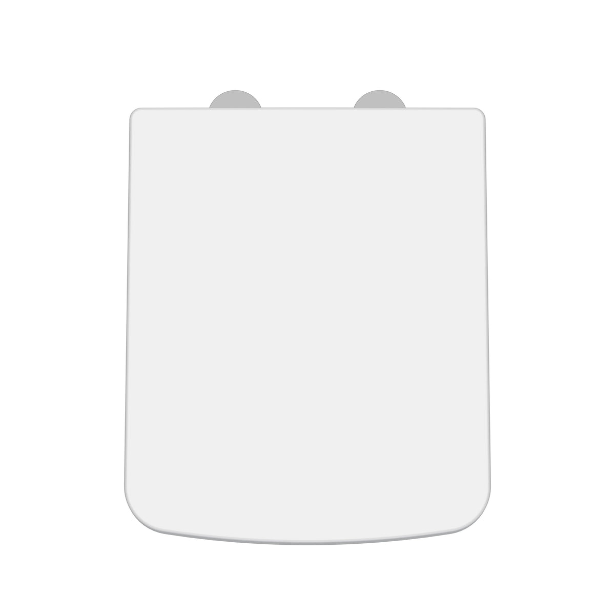 Hudson Reed Gloss D-Shaped Soft Close Toilet Seat With Quick Release Hinge
