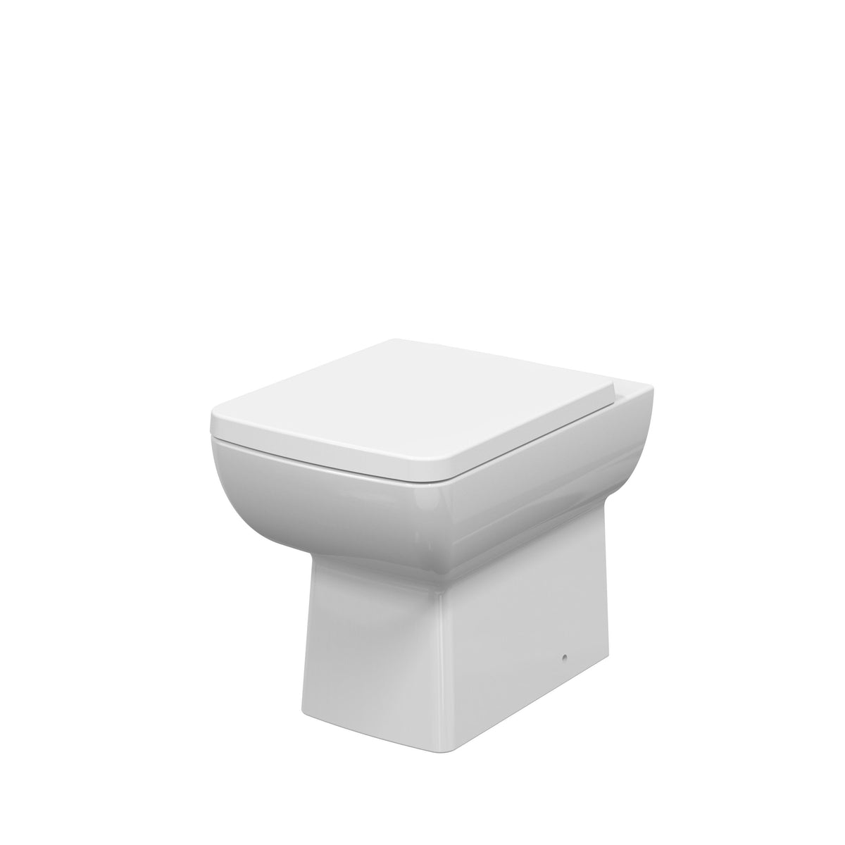 Cleo Square Rimless Back to Wall Toilet Pan