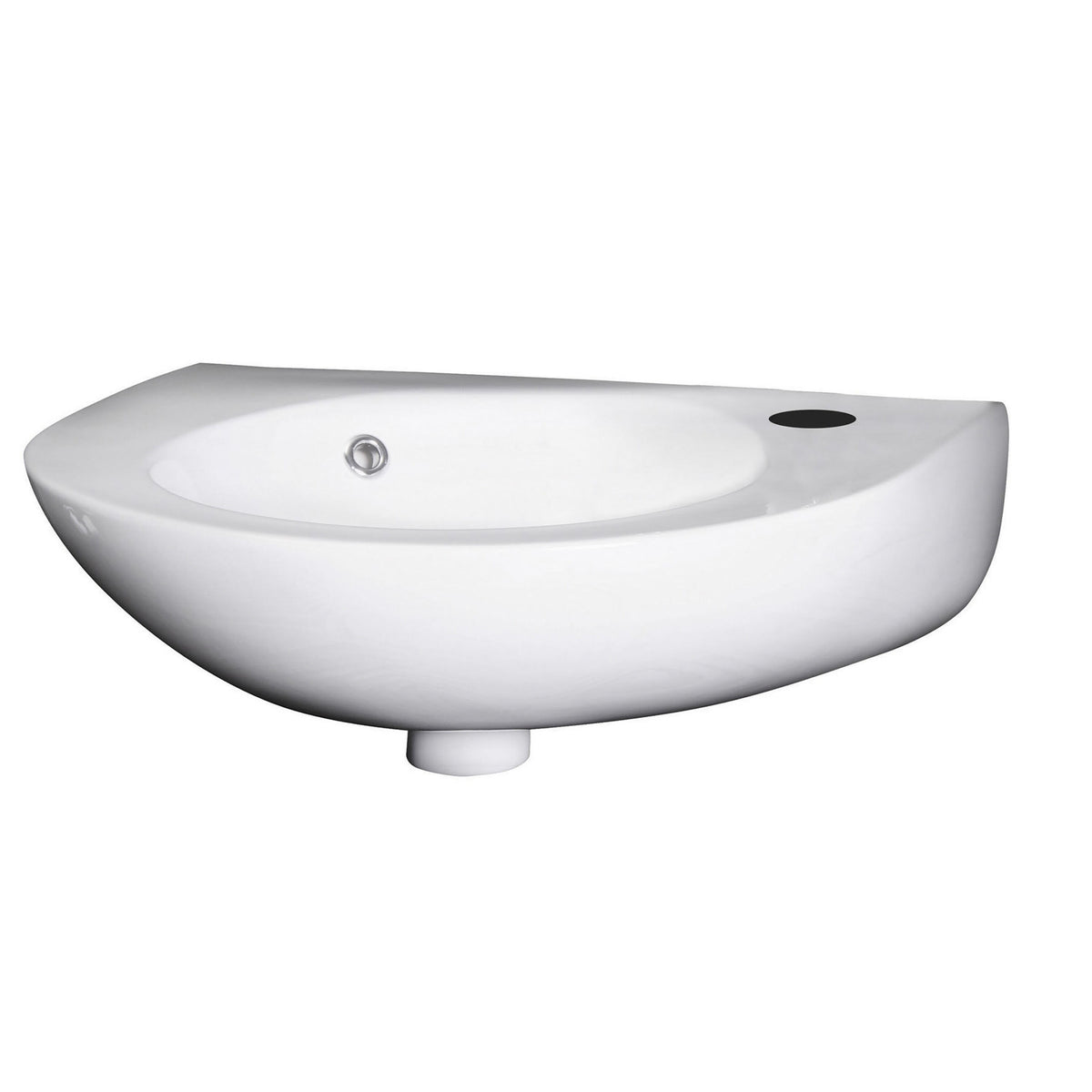 Nuie Melbourne 1 Tap Hole 350mm Wall Hung Ceramic Basin