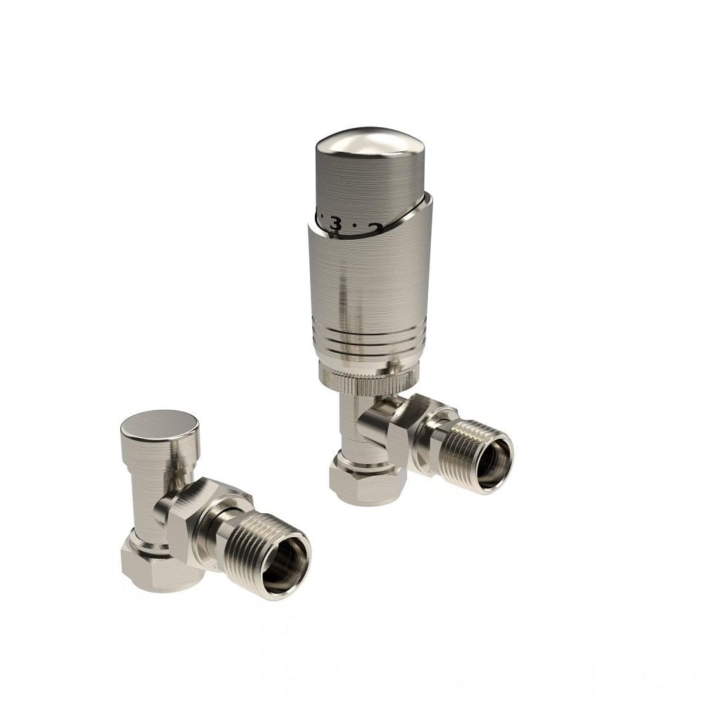 Design Twin Pack TRV Brushed Nickel Angled - NK-TRV301A