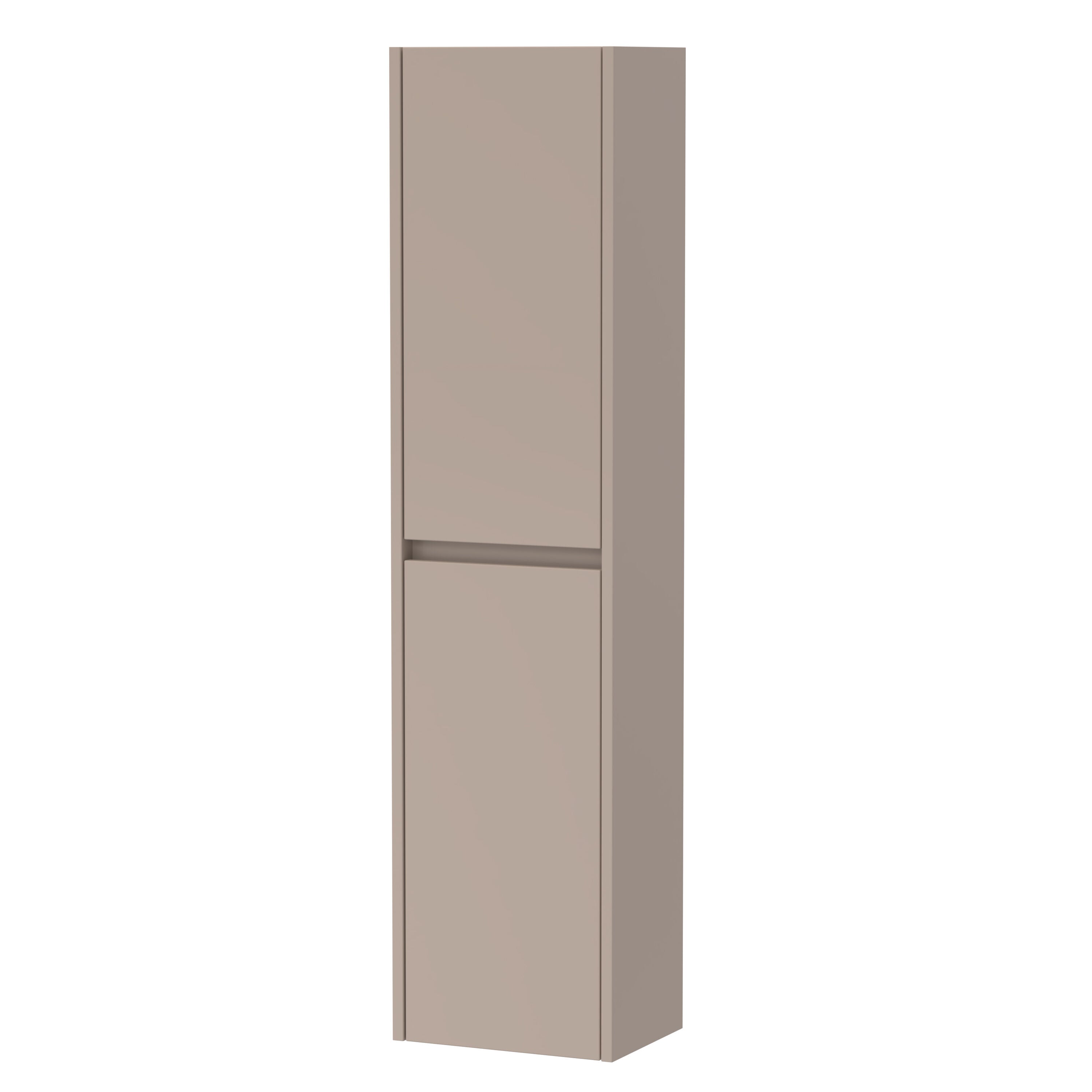 nuie Havana 350mm Almond Beige Wall Hung Tall Cabinet
