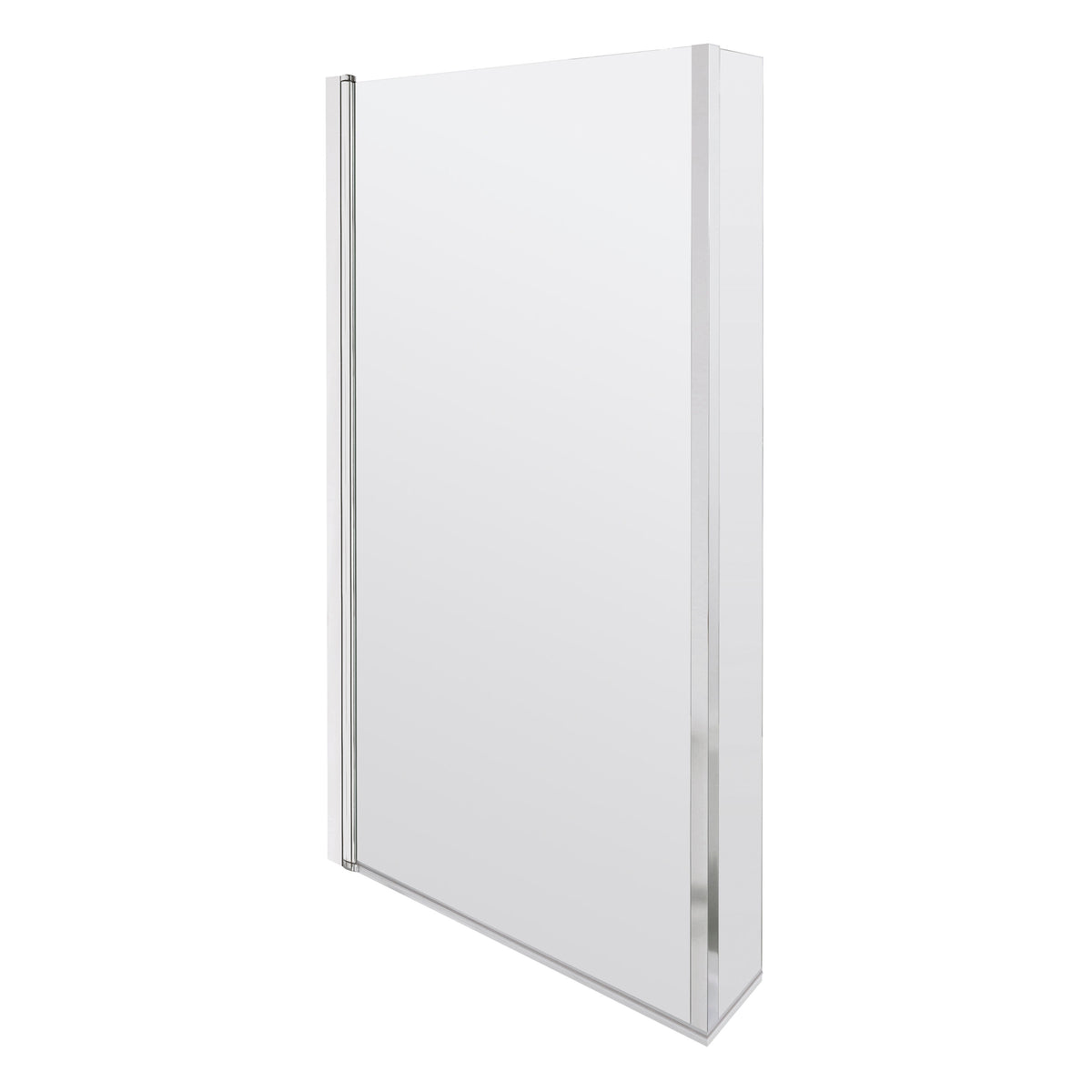 Nuie 800mm L-Shaped Hinged Bath Screen