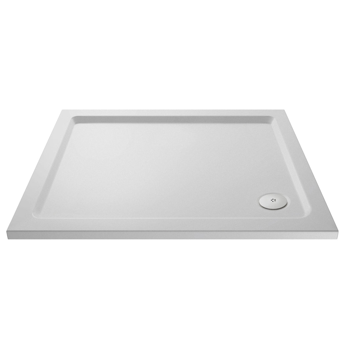 Nuie 1200 x 900mm White Slip Resistant Slimline Rectangular Shower Tray