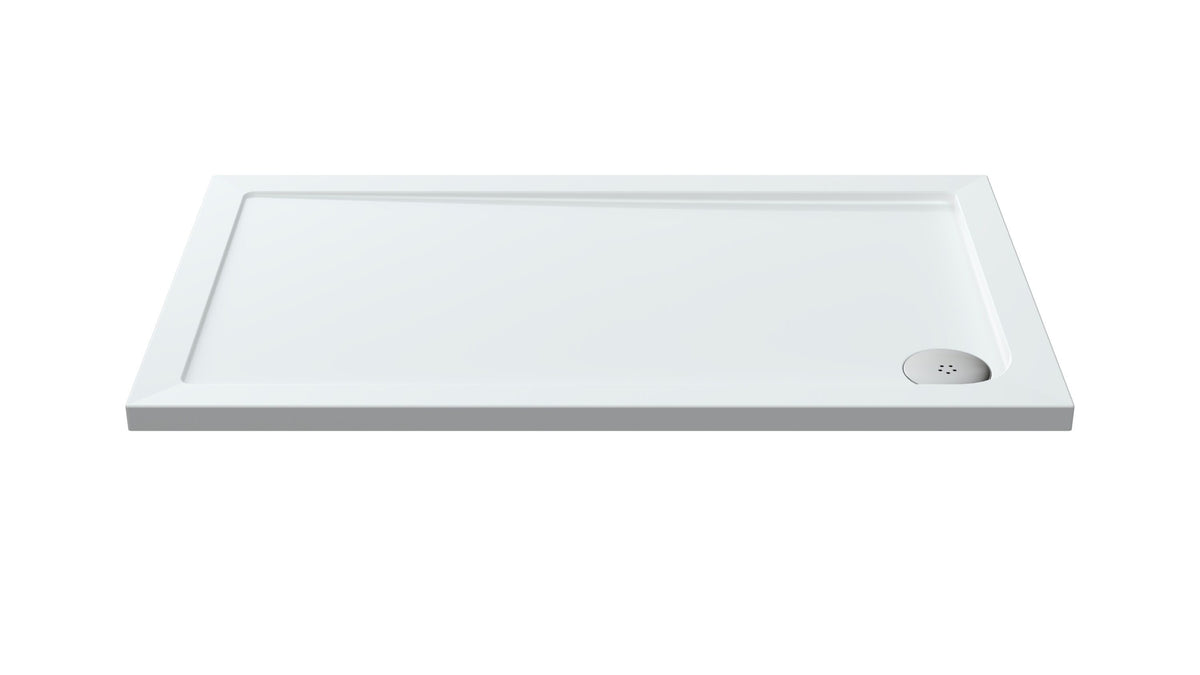 Nuie 1200 x 700mm Slimline Rectangular Shower Tray