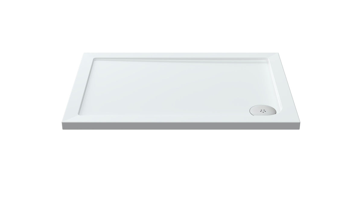 Nuie 1000 x 700mm Slimline Rectangular Shower Tray
