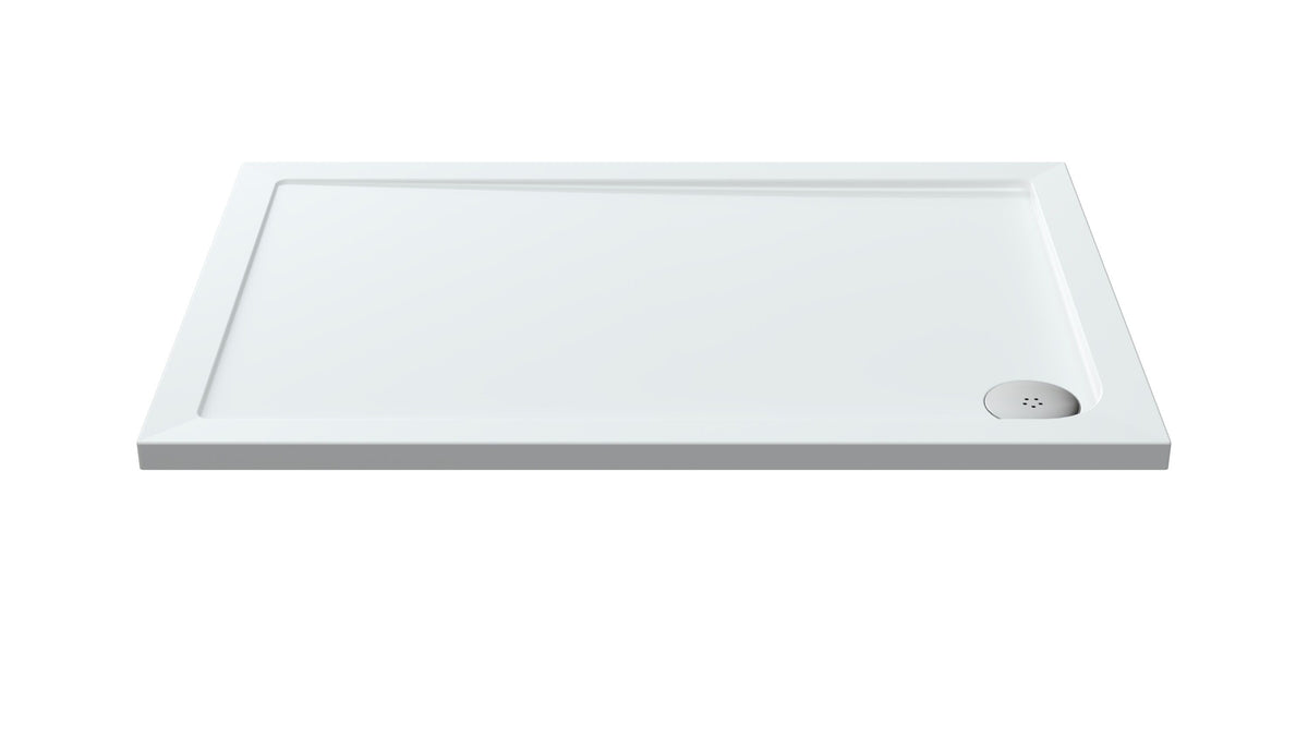 Nuie 1200 x 800mm Slimline Rectangular Shower Tray