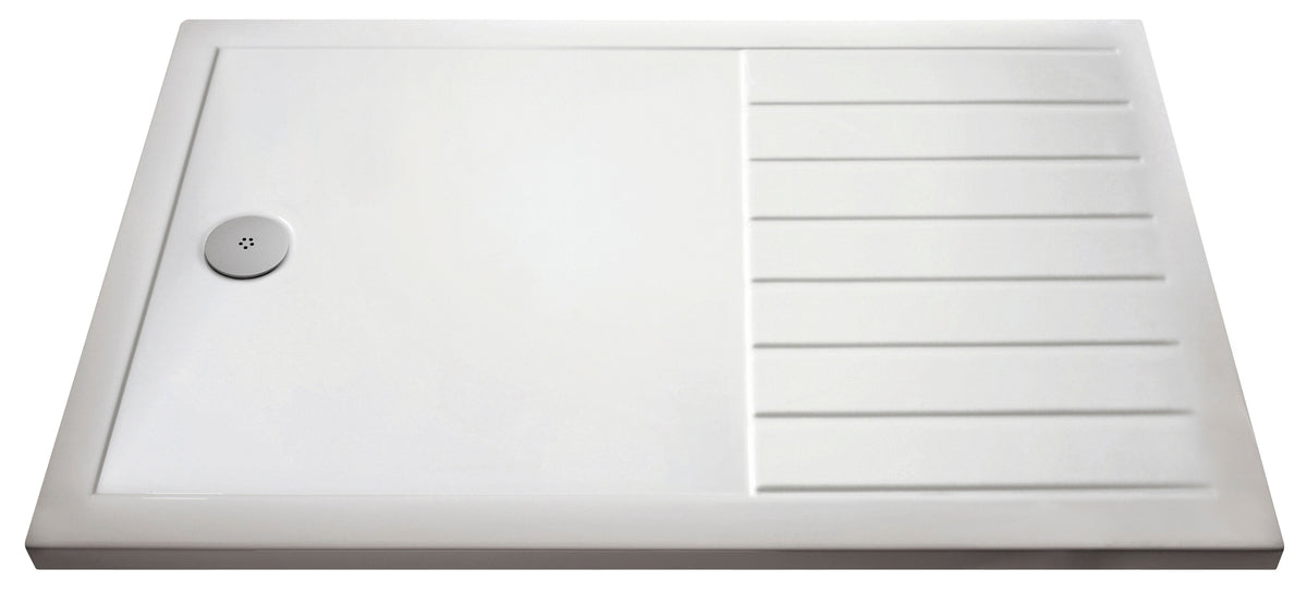 Nuie 1700 x 700mm Slimline Rectangular Walk In Shower Tray