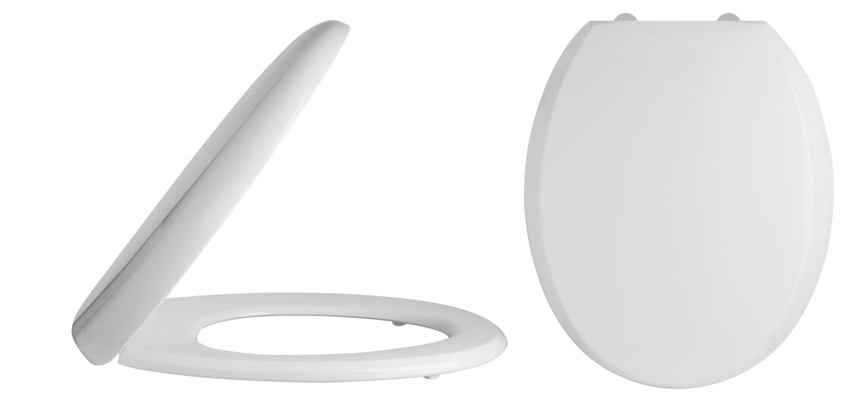 Nuie Round Soft Close Toilet Seat With Quick Release Hinge